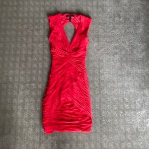 Bcbg red mini dress XS